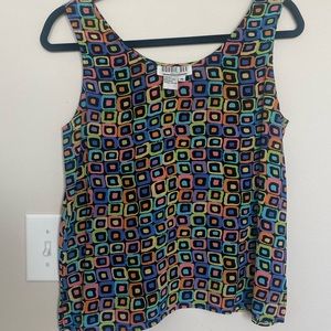 ROBBIE BEE - vintage Silk tank